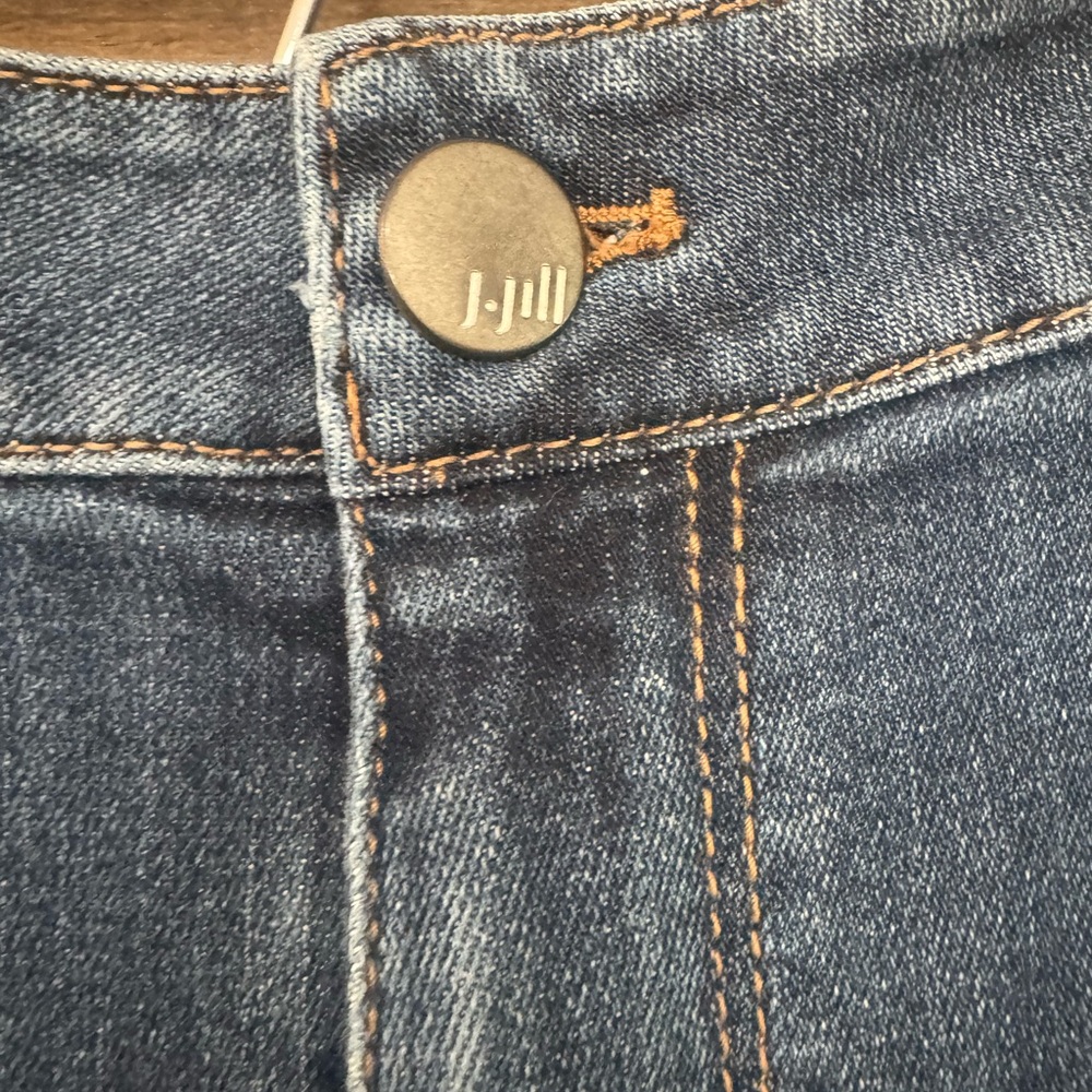 J.Jill Weekenders Women's Straight Leg Blue Jeans - Picture 3 of 7